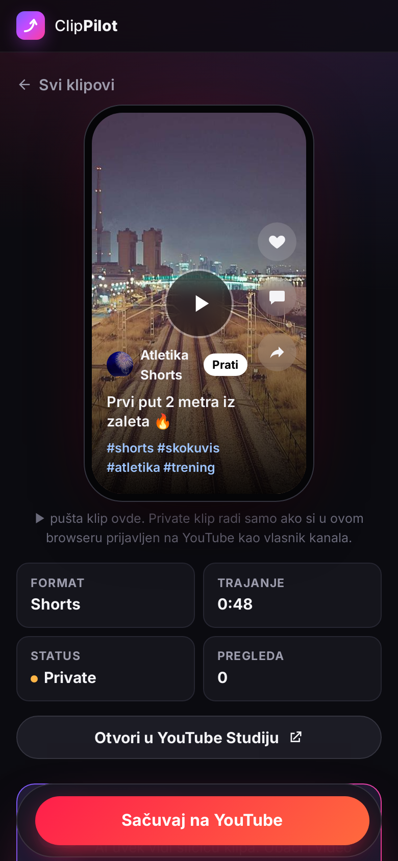 Izmena Shorts klipa na telefonu: pregled, naslov i heštegovi